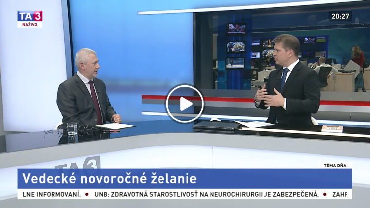 Predseda Učenej spoločnosti Slovenska v Téme dňa na TA3