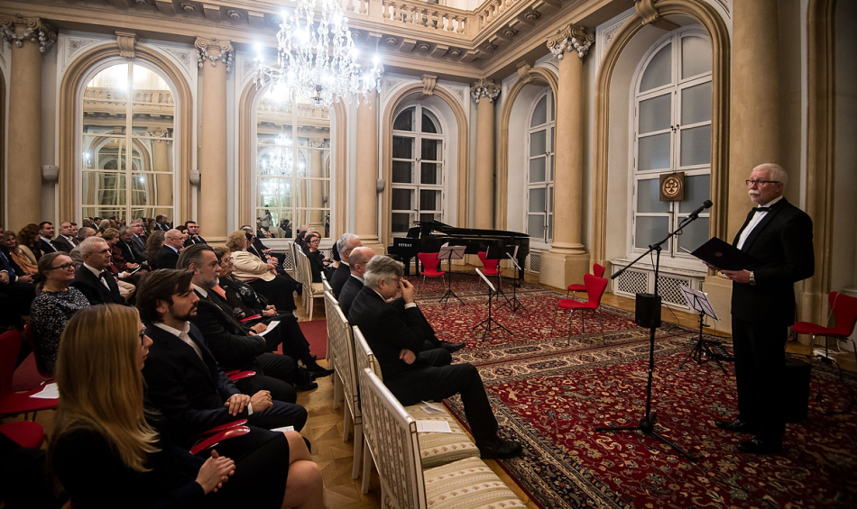 Príhovor predsedu SAV prof. Pavla Šajgalíka, akademika UčSS, na novoročnom koncerte SAV 10. jan...