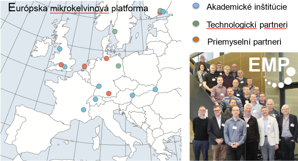 Významný projekt H2020 pre Európsku mikrokelvinovú platformu
